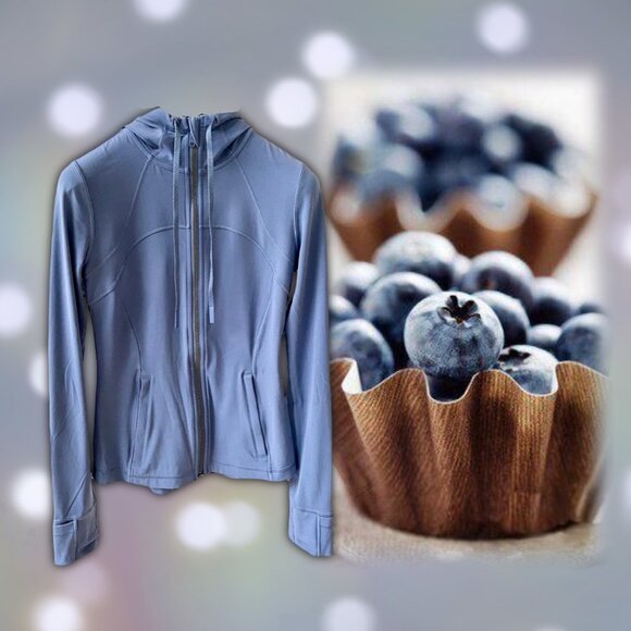💙💦 R-A-R-E Lululemon Nulu Hooded Define Jacket in Waterdrop - Picture 1 of 6